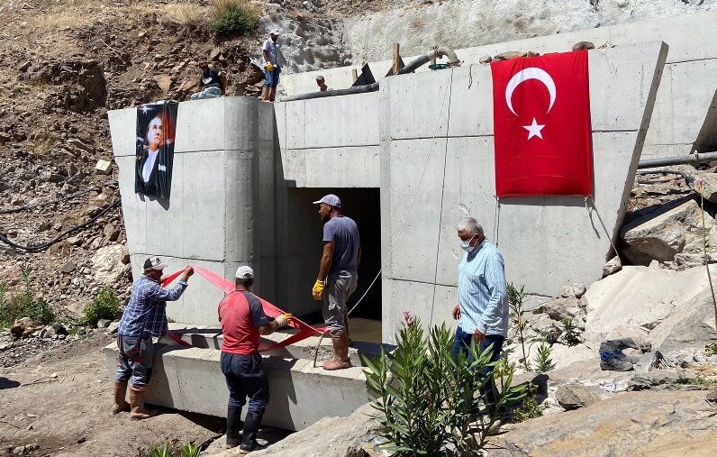 Musacali Barajı su tutma töreni