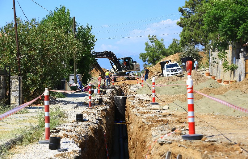 Fethiye Ovacık-Hisarönü kanal çalışması