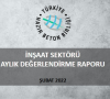 THBB: ” İnşaat faaliyetlerindeki hareketlenmeye rağmen sektörün beklentisi düşük seyrediyor” THBB: ” İnşaat faaliyetlerindeki hareketlenmeye rağmen sektörün beklentisi düşük seyrediyor”