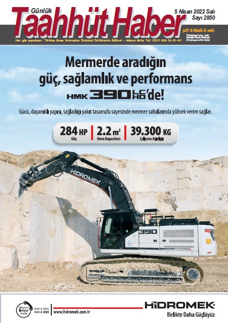 Taahhut Haber Kapak / Sayı 2850