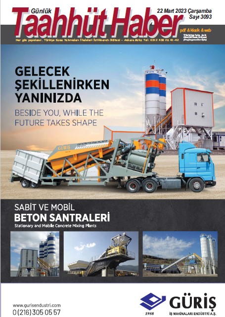 Taahhut Haber Kapak / Sayı 3093