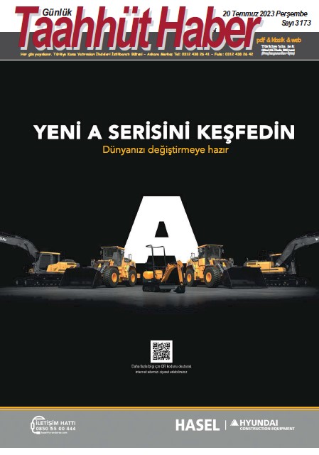 Taahhut Haber Kapak / Sayı 3173