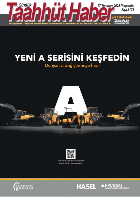 Taahhut Haber Kapak / Sayı 3178