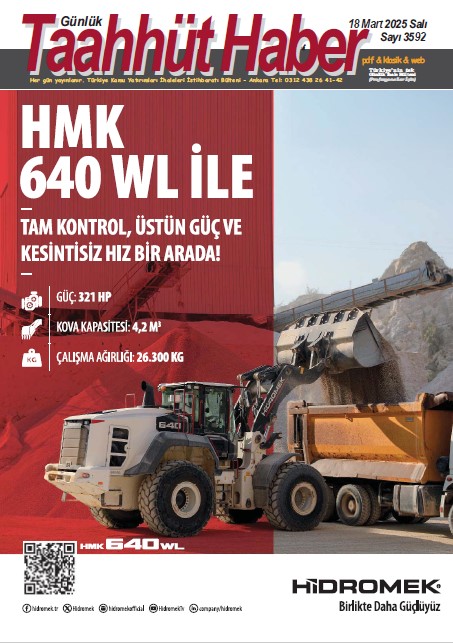 Taahhut Haber Kapak / Sayı 3592