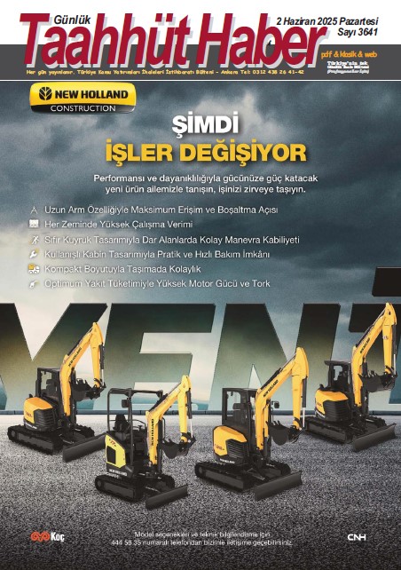 Taahhut Haber Kapak / Sayı 3641