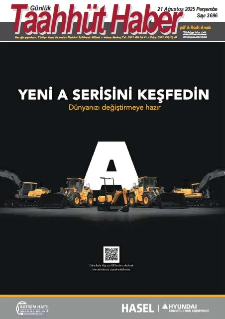 Taahhut Haber Kapak / Sayı 3696