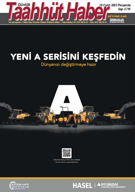 Taahhut Haber Kapak / Sayı 3716
