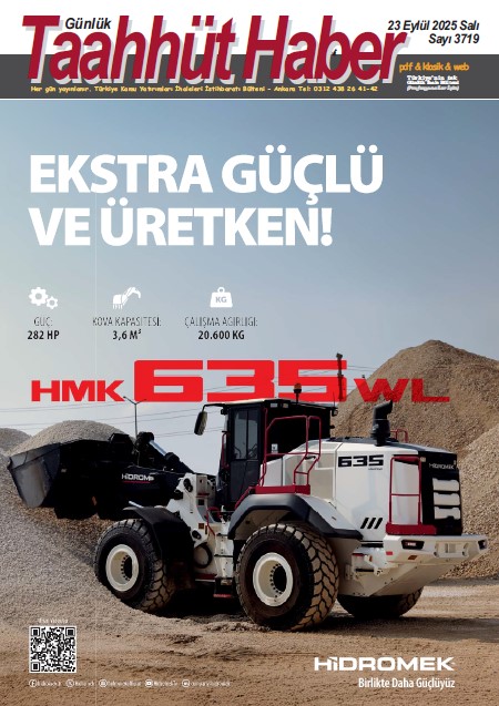 Taahhut Haber Kapak / Sayı 3719