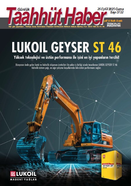 Taahhut Haber Kapak / Sayı 3722