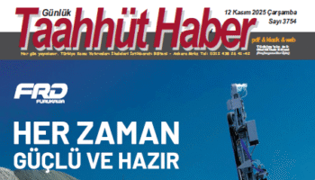 12 Kasım 2025 Çarşamba tarih ve 3754 sayılı Taahhüt Haber aboneleri için yayınlandı