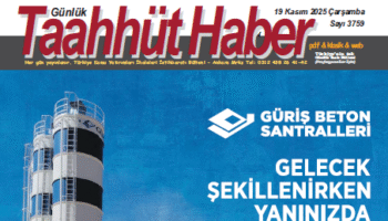 19 Kasım 2025 Çarşamba tarih ve 3759 sayılı Taahhüt Haber tüm okuyucuları için yayınlandı