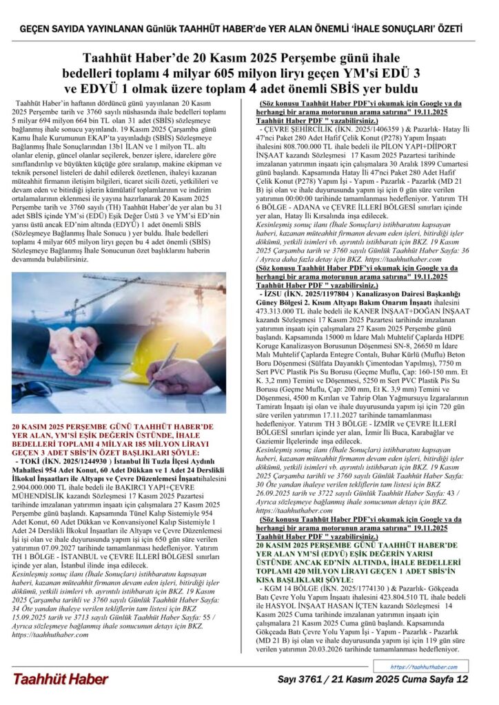 TH / 21.11.2025 - 3761 - 12