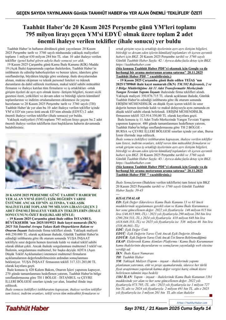 TH / 21.11.2025 - 3761 - 14