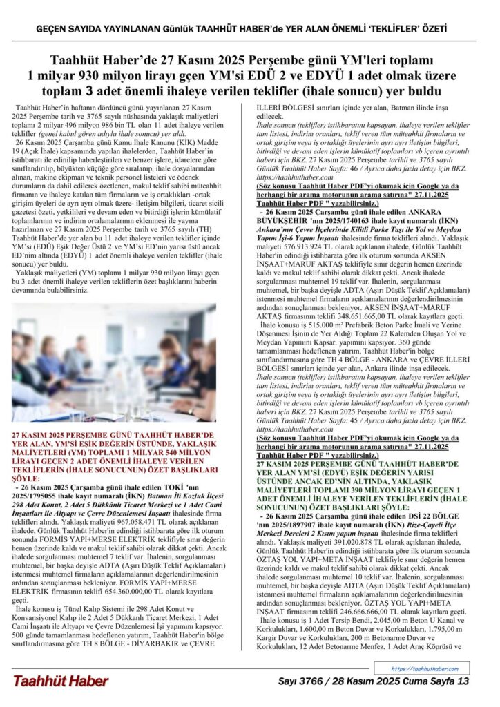 TH / 28.11.2025 - 3766 - 14