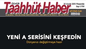 18 Aralık 2025 Perşembe tarih ve 3780 sayılı Taahhüt Haber aboneleri için yayınlandı