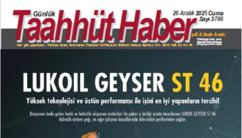 26 Aralık 2025 Cuma tarih ve 3786 sayılı Taahhüt Haber aboneleri için yayınlandı