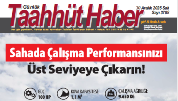 30 Aralık 2025 Salı tarih ve 3788 sayılı Taahhüt Haber tüm okuyucuları için yayınlandı