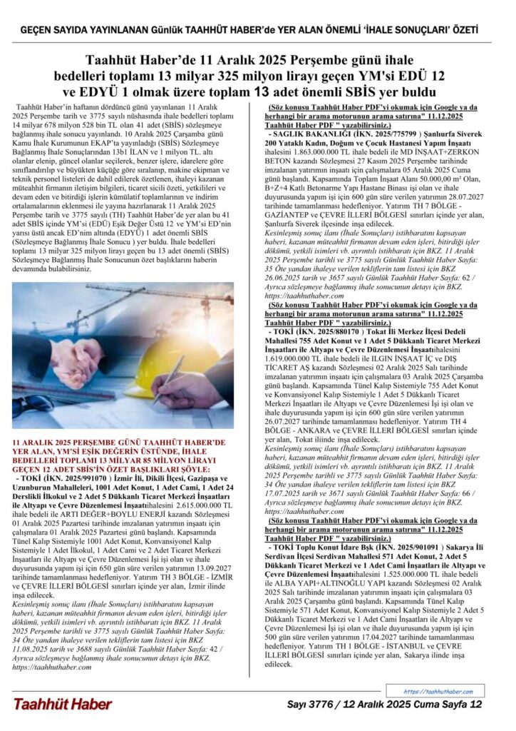 TH / 12.12.2025 - 3776 - 12