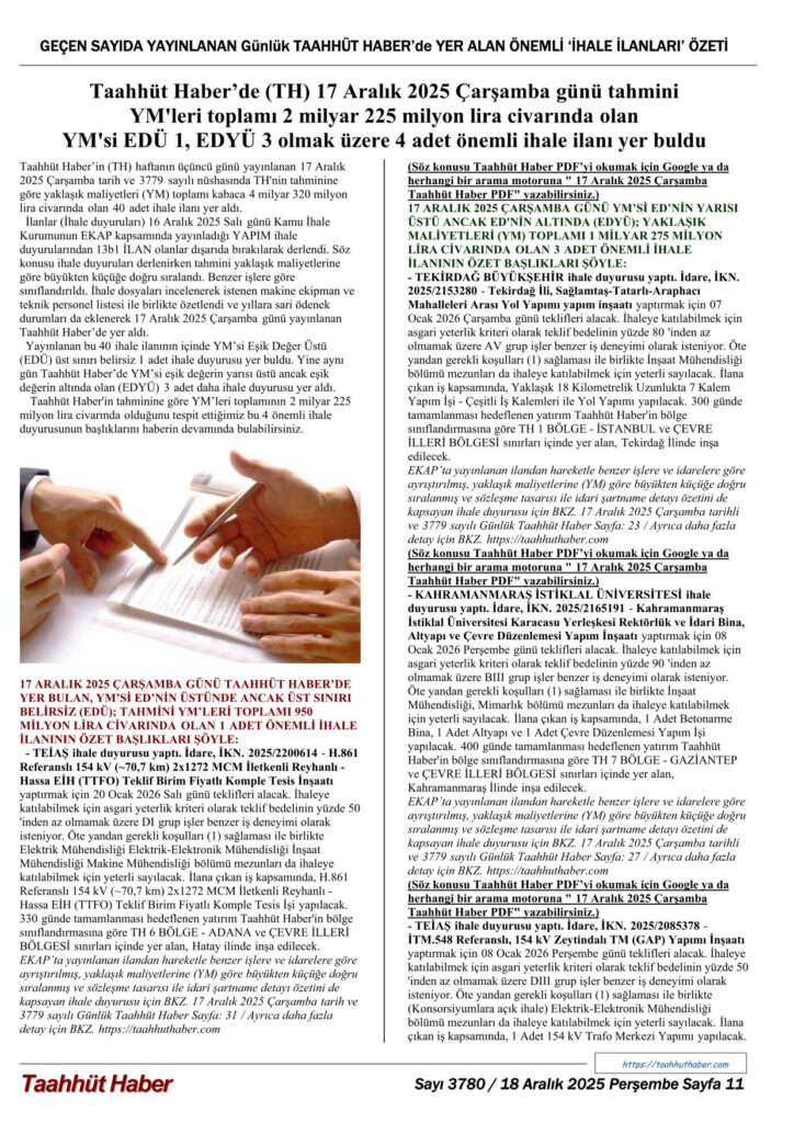 TH / 18.12.2025 - 3780 - 11