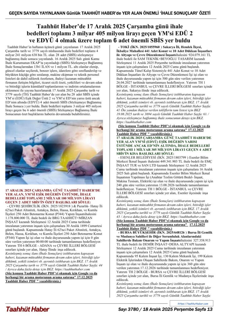 TH / 18.12.2025 - 3780 - 13