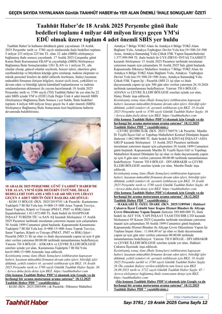 TH / 19.12.2025 - 3781 - 12