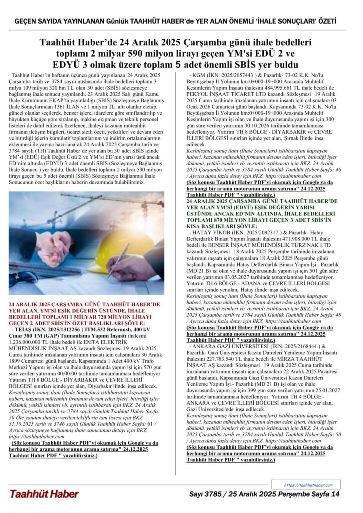 TH / 25.12.2025 - 3785 - 14