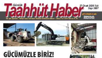 27 Ocak 2026 Salı tarih ve 3807 sayılı Taahhüt Haber aboneleri için yayınlandı