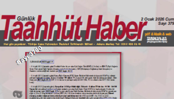 2 Ocak 2026 Cuma tarih ve 3790 sayılı Taahhüt Haber tüm okuyucuları için yayınlandı