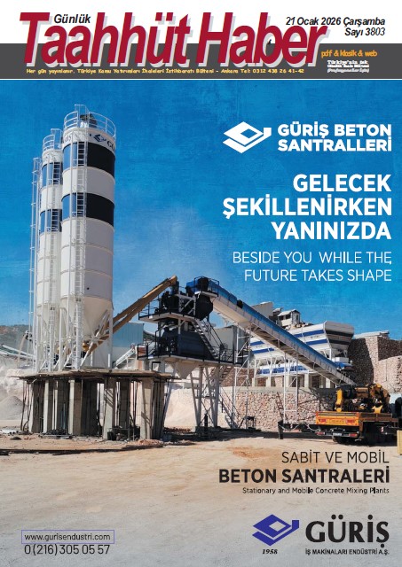 Taahhut Haber Kapak / Sayı 3803