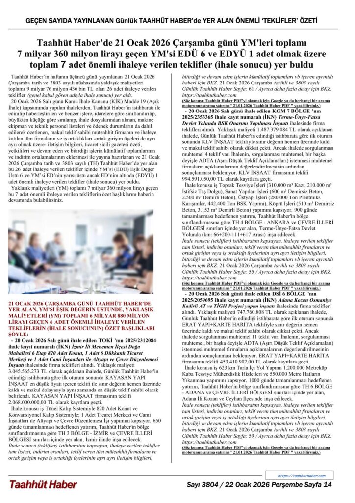 TH / 22.1.2026 - 3804 - 14