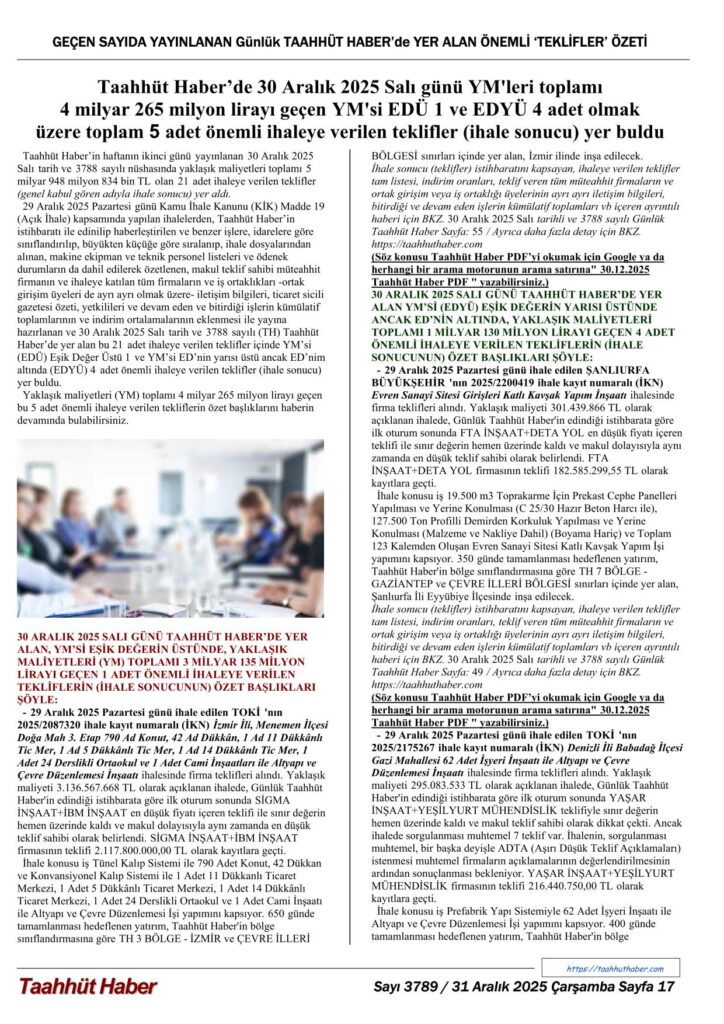 TH / 31.12.2025 - 3789 - 17