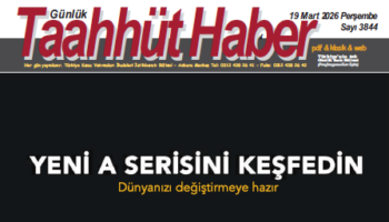 19 Mart 2026 Perşembe tarih ve 3844 sayılı Taahhüt Haber aboneleri için yayınlandı