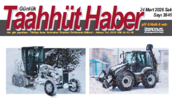 24 Mart 2026 Salı tarih ve 3846 sayılı Taahhüt Haber tüm okuyucuları için yayınlandı