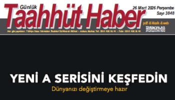 26 Mart 2026 Perşembe tarih ve 3848 sayılı Taahhüt Haber aboneleri için yayınlandı