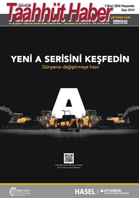 Taahhut Haber Kapak / Sayı 3834