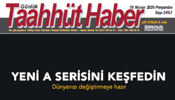 16 Nisan 2026 Perşembe tarih ve 3863 sayılı Taahhüt Haber aboneleri için yayınlandı