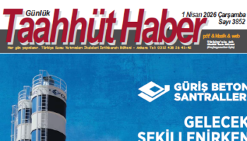 1 Nisan 2026 Çarşamba tarih ve 3852 sayılı Taahhüt Haber aboneleri için yayınlandı