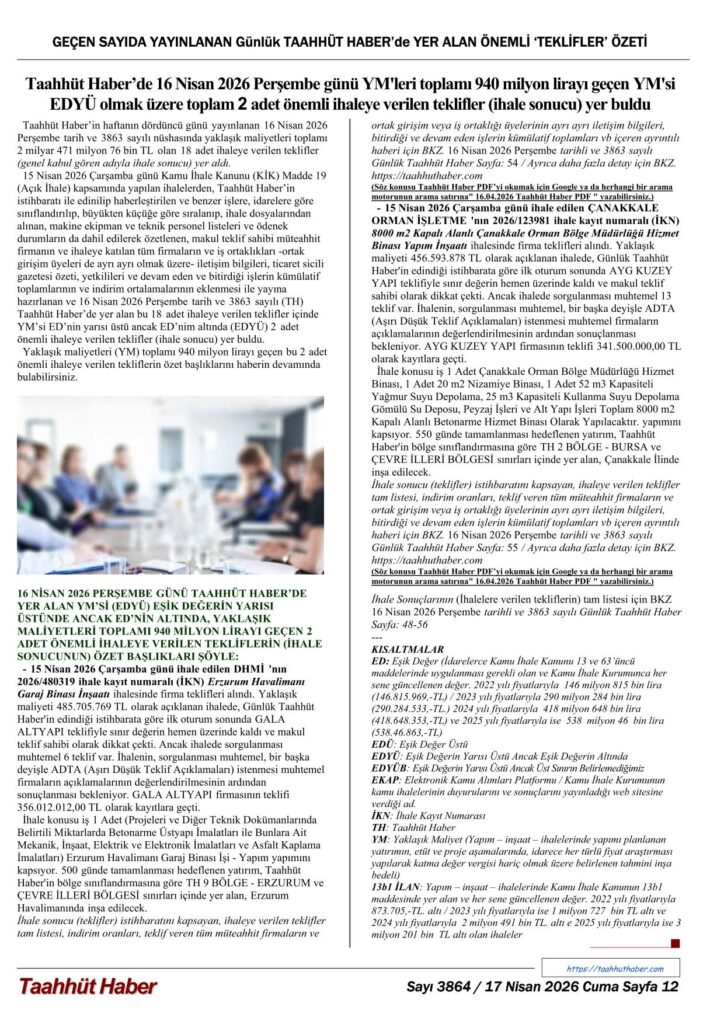 TH / 17.4.2026 - 3864 - 12