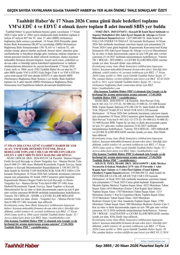 TH / 20.4.2026 - 3865 - 14