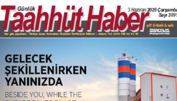 3 Haziran 2026 Çarşamba tarih ve 3891 sayılı Taahhüt Haber aboneleri için yayınlandı