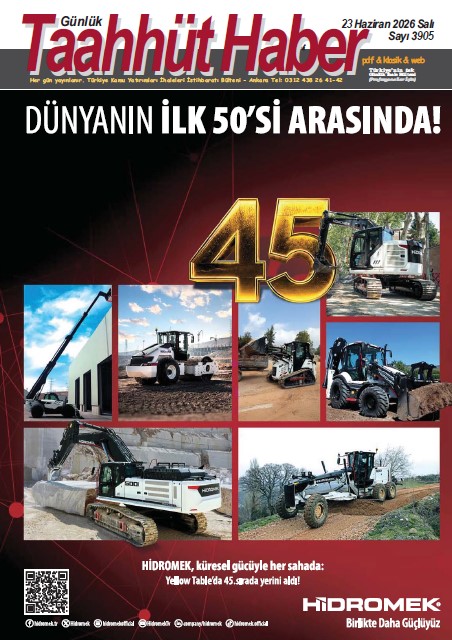 Taahhut Haber Kapak / Sayı 3905