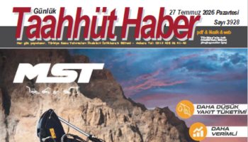 27 Temmuz 2026 Pazartesi tarih ve 3928 sayılı Taahhüt Haber aboneleri için yayınlandı
