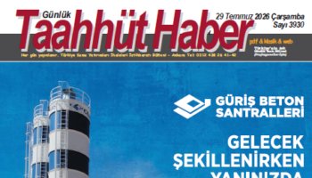 29 Temmuz 2026 Çarşamba tarih ve 3930 sayılı Taahhüt Haber aboneleri için yayınlandı