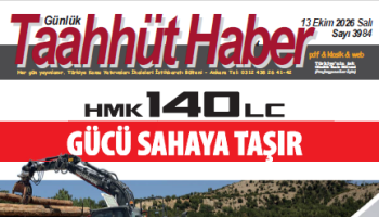 13 Ekim 2026 Salı tarih ve 3984 sayılı Taahhüt Haber aboneleri için yayınlandı