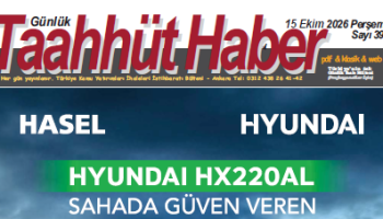 15 Ekim 2026 Perşembe tarih ve 3986 sayılı Taahhüt Haber aboneleri için yayınlandı