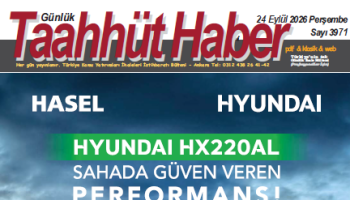 24 Eylül 2026 Perşembe tarih ve 3971 sayılı Taahhüt Haber tüm okuyucuları için yayınlandı