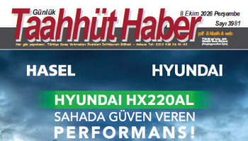 8 Ekim 2026 Perşembe tarih ve 3981 sayılı Taahhüt Haber aboneleri için yayınlandı